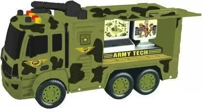 venimall Rescue Squad Army Tech Pull Back Vehicles Friction Powered Engineering image 1