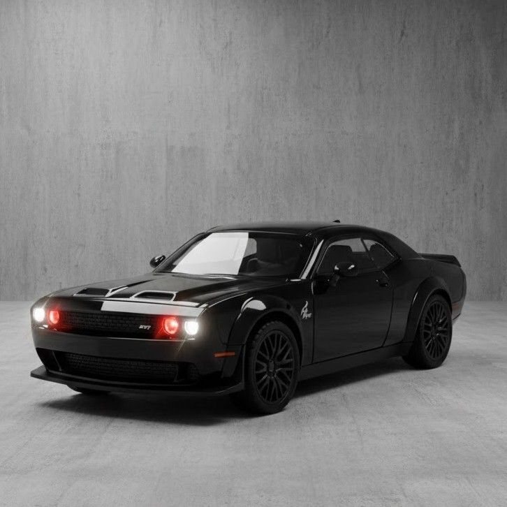 gknex 1:32 Dodge Challenger Racing Toy Car with Light and Sound-picture-22