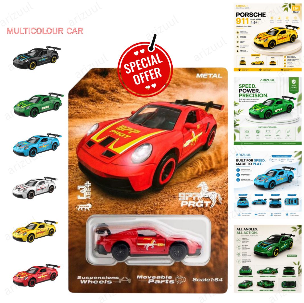 arizuul Porsche Performance Edition Diecast Sports Car Model-picture-30