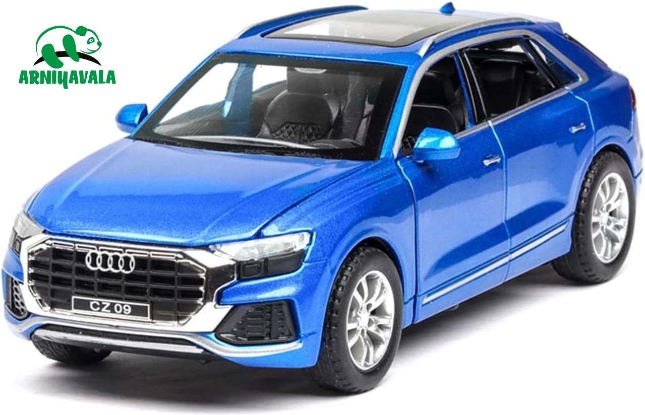 1/32 Scale AUDI Q8 Metal Pull Back Die-cast Car Scale Model Toy for Kids-image-27