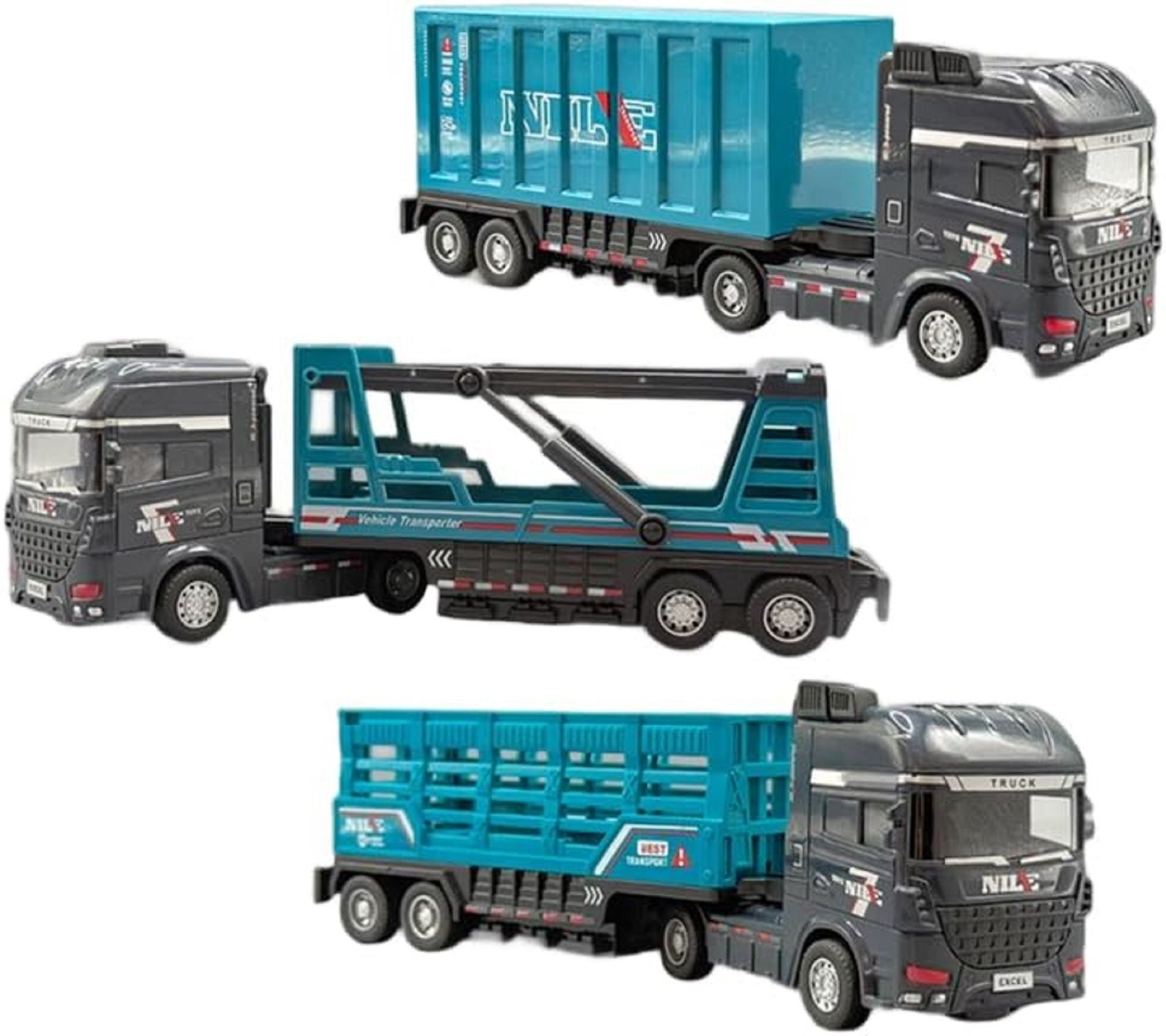 Inertia Power Construction City Transport Trailer Double Tier Large Shockproof-image-33