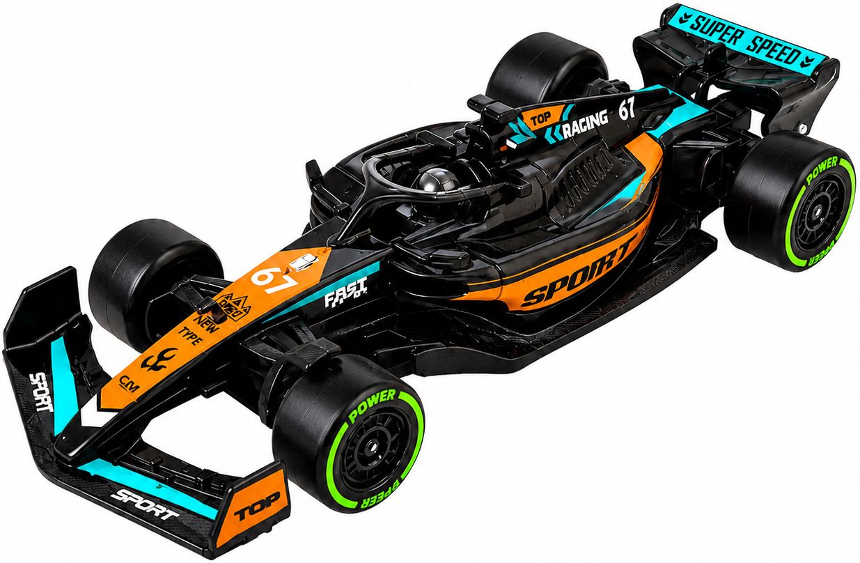 Formula Racing Pull Back Toy Car for Kids, Friction Powered Sports Car-image-47
