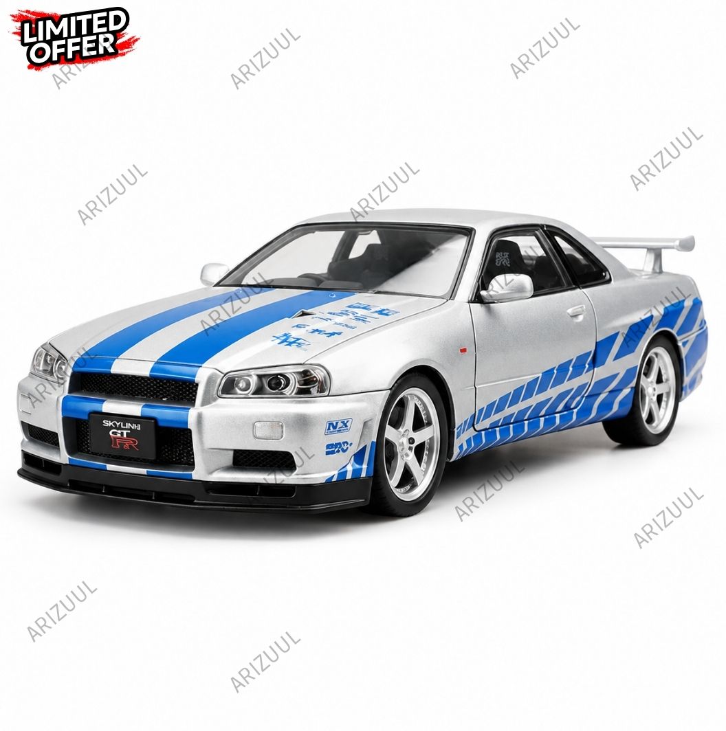 arizuul Premium Diecast 1:32 Nissan Skyline GTR Car Toy-picture-38