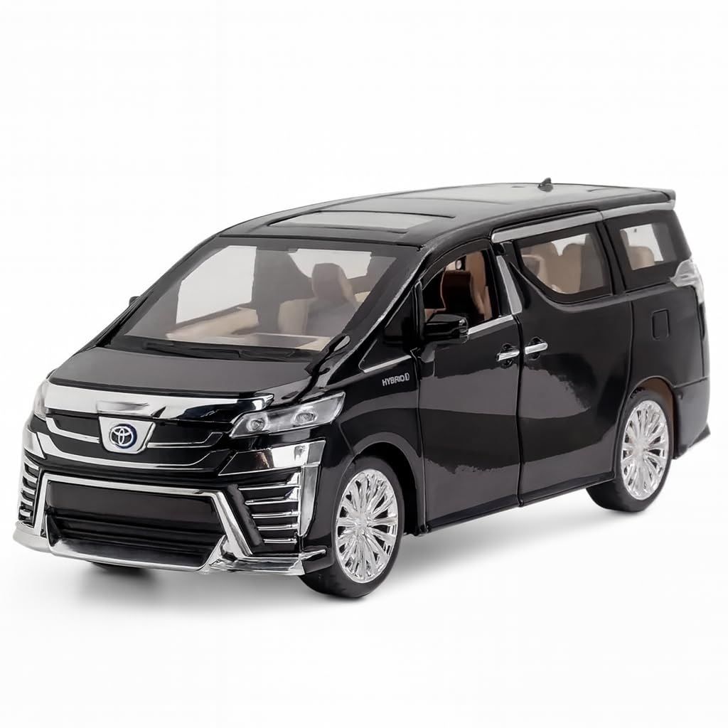 arizuul 1:32 Toyota Alphard Toy Car 2021 Die-Cast Metal Car Toyota Welfare Toy Car-picture-1