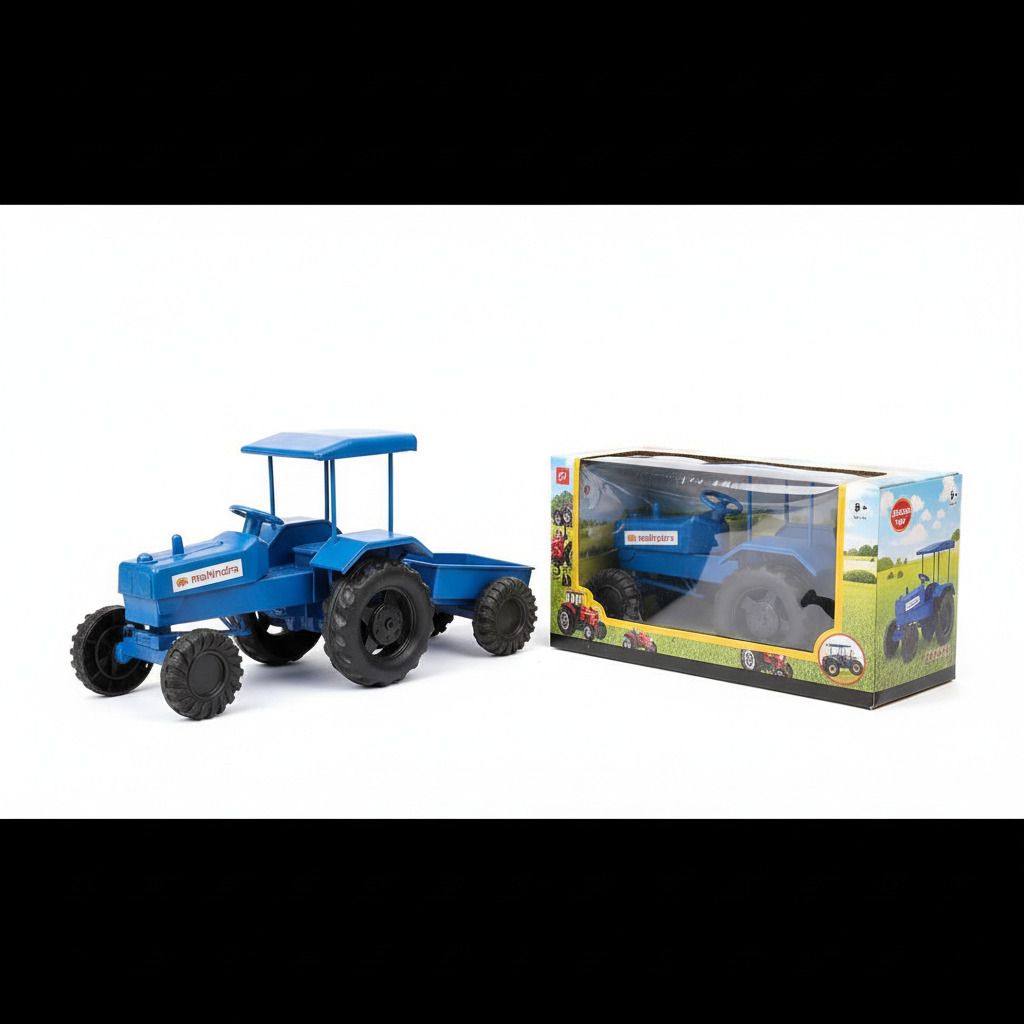 Plastic Kids Tractor Trolley Toy for Creative Play-image-26
