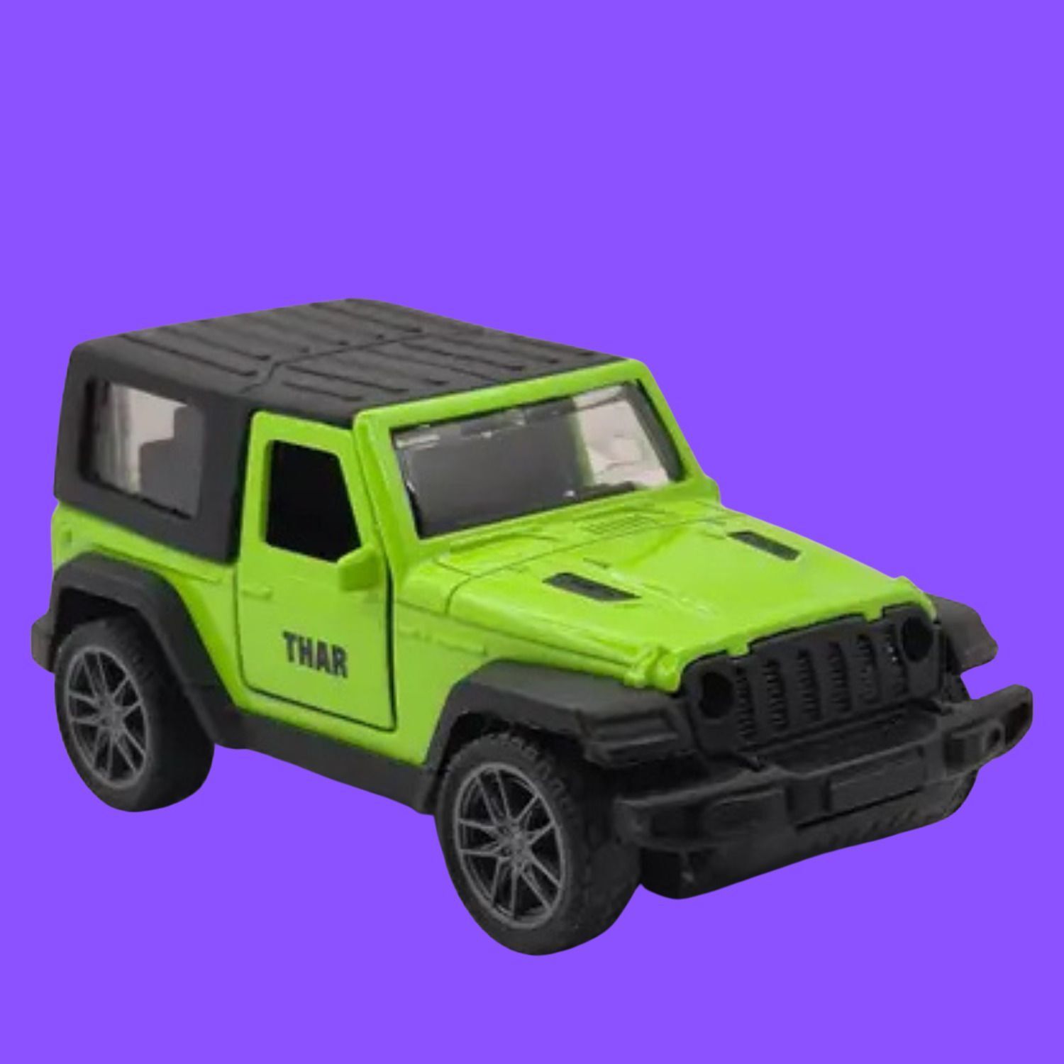 Thar 1:36 Toy Car for Kids – Jeep Model with Openable Doors Pull Back Action-image-38