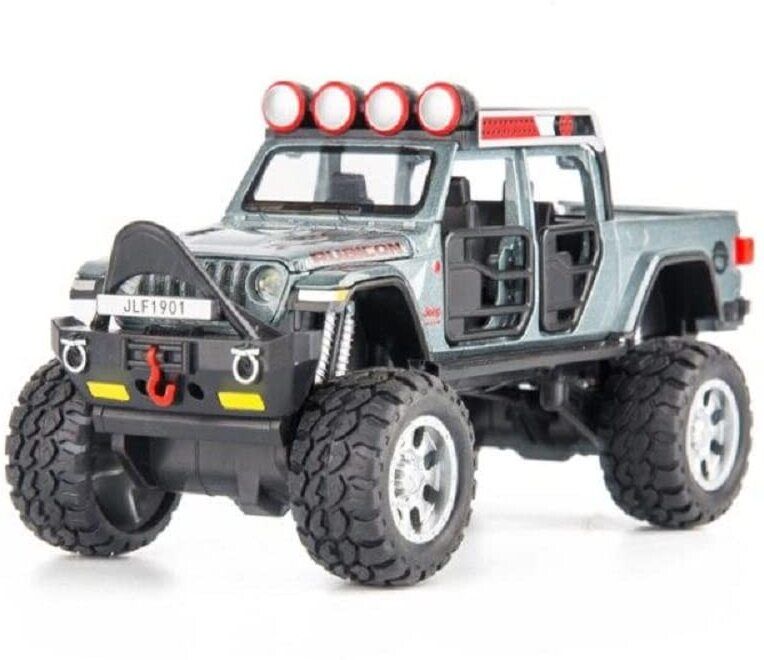 Diecast Off-Road Kings Jeep Toy Car Scale Model,Pull Back Vehicles-image-31