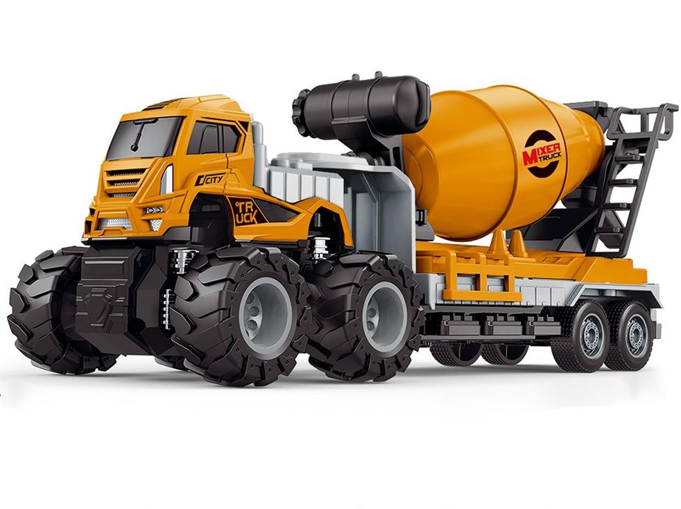 Cement Mixture Dumper Truck Toys Diecast Alloy Truck with Friction Powered Toys