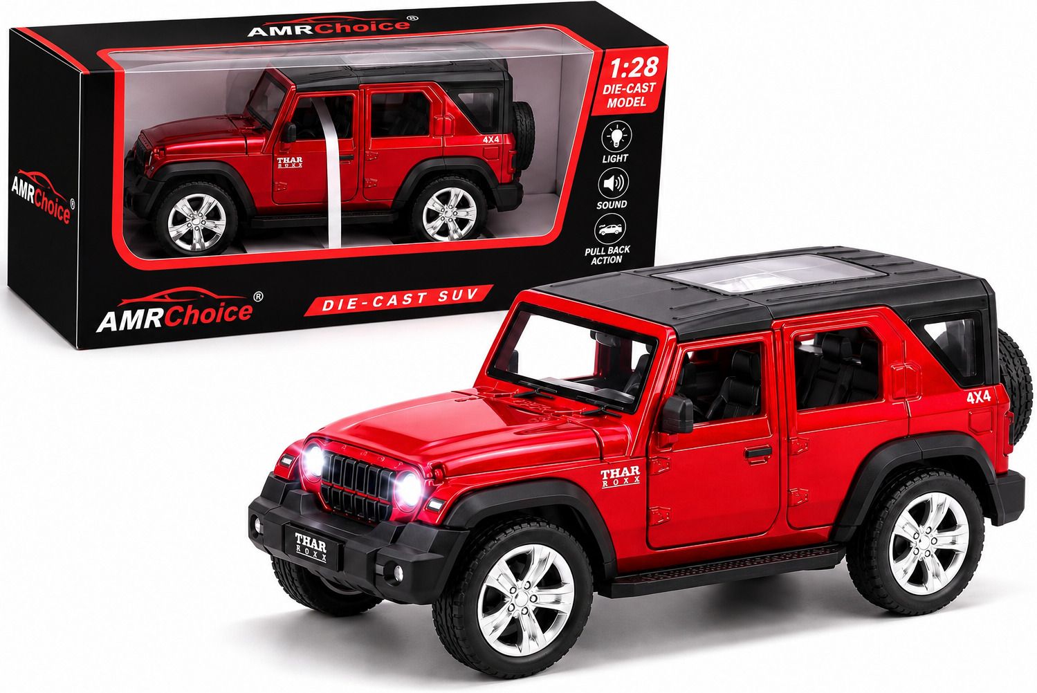 amrchoice Luxury Thar Roxx Die Cast Collectible Model Car Toy-picture-43