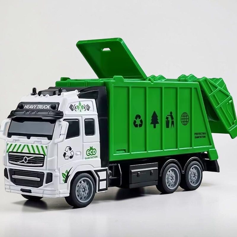 maa momai toys Mini Garbage Transport Truck Toy with Eco Design-picture-10