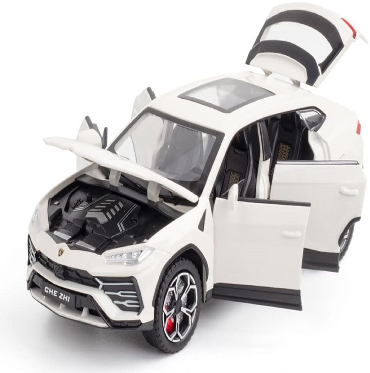 Lambo Urus Big SUV Model Car 1:24 Diecast Metal Light and Sounsd Pull Back-image-32