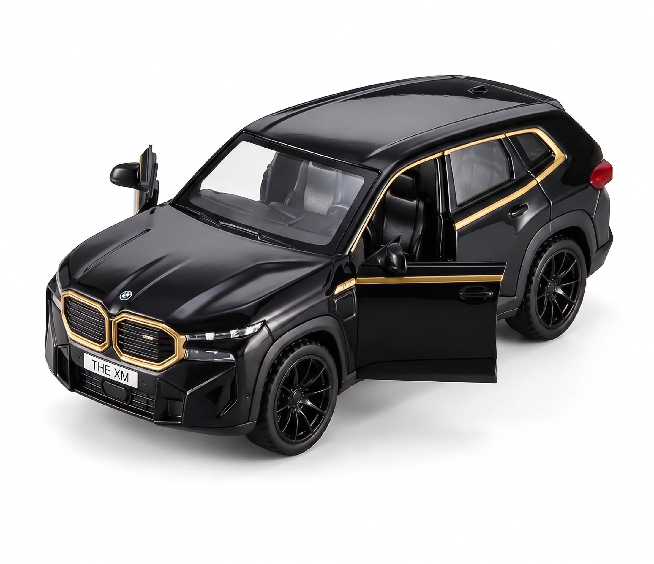 BMW XM Collectible Die Cast Car with Pull Back Action Opening Doors and Lights-image-22