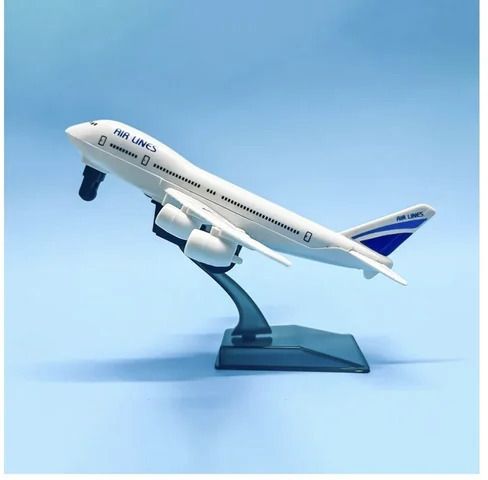 Airplane Toy with Stand for Kids | Die-Cast Model Jet Aircraft