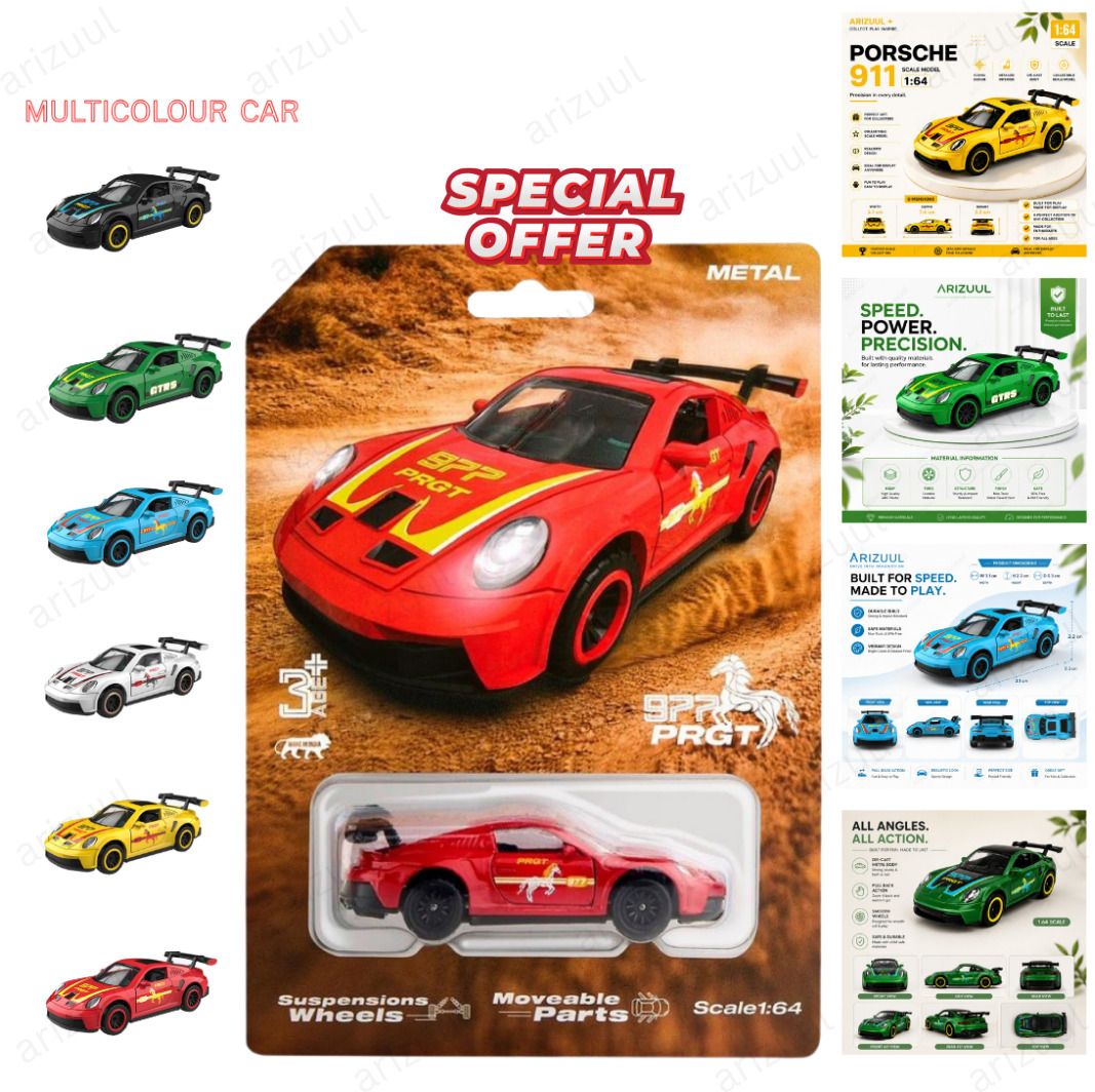 arizuul Porsche GT3 RS High Detail Alloy Collectible Car-picture-20