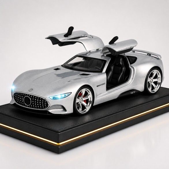 niyamat 1:32 Scale Die Cast Sports Car Model with Gullwing Doors for Kids Collectors-picture-5
