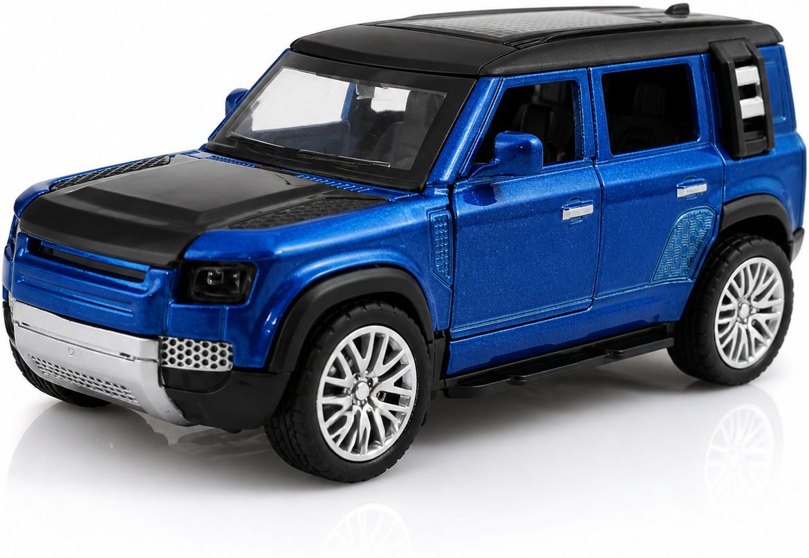 sn enterprises Defender Die-Cast Metal Toy Car with Openable Doors Light & Music-picture-10
