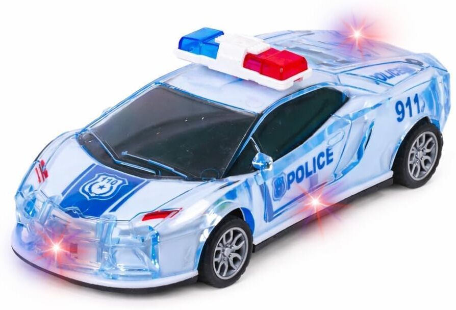 kidoyz Police Car Toy with Flashing Lights for Kids 3+ Years Pack of 1-picture-1
