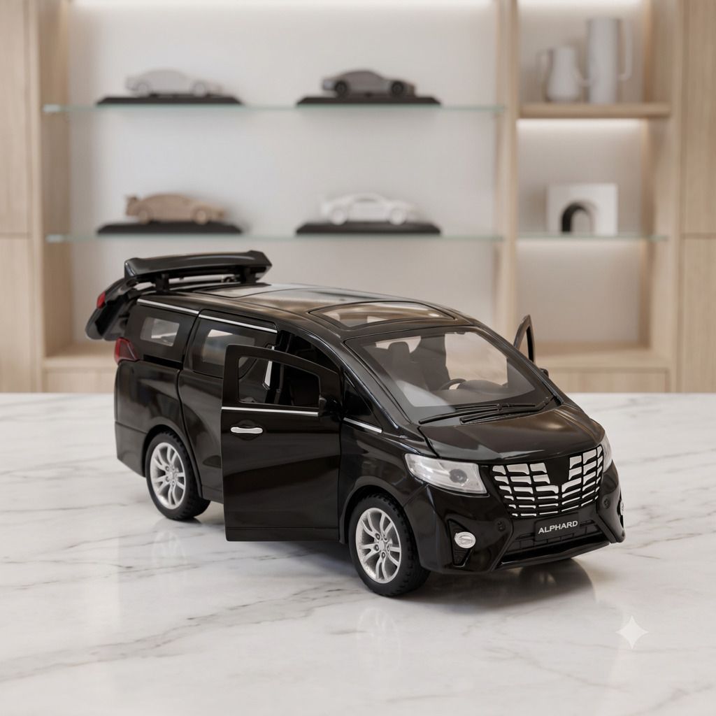 ukaxa 132 Diecast Metal Car Model Alphard Toy Cars Kids Pull Car | UX1T4-picture-12