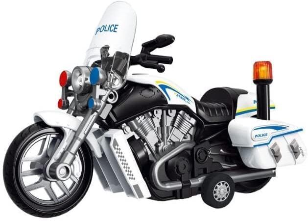 Police Motorcycle Toy Pull Back Motorcycle Toys-image-21