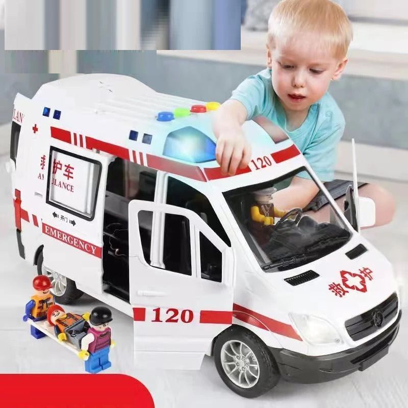 Ambulance Light Music Simulation Model Toy Car-image-45