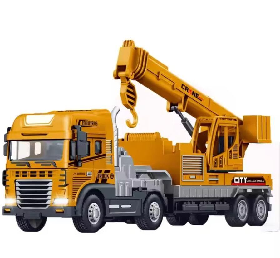 sarnav Friction Power Crane Transport Truck for Kids Construction Toy with Light Sound-picture-28