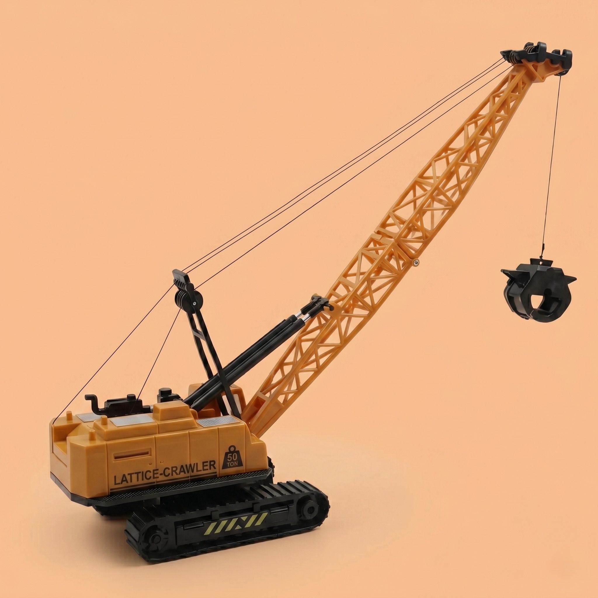 ragiluxe Construction Crawler Crane Toy for Boys with Rotating Hook Lifting Arm-picture-38