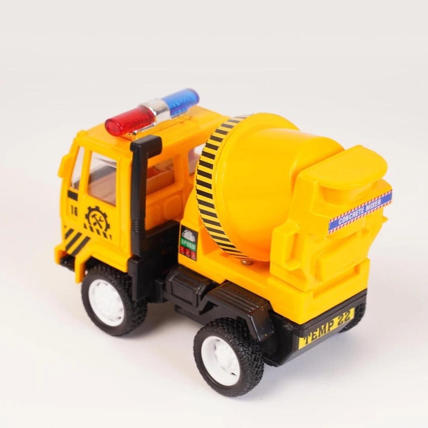 vd toy's Yellow Concrete Mixer Rotateable Toys Kids Pull Back Toy Kids-picture-22