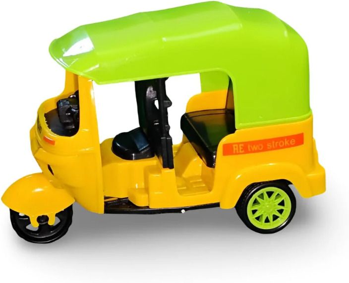 Friction powered Small Auto for Kids Mini Auto Rickshaw-image-45