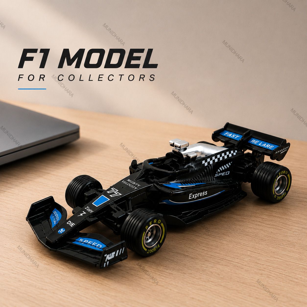 Cool Formula 1 Metal Race Car Best Gift for Kids & Collectors-image-5
