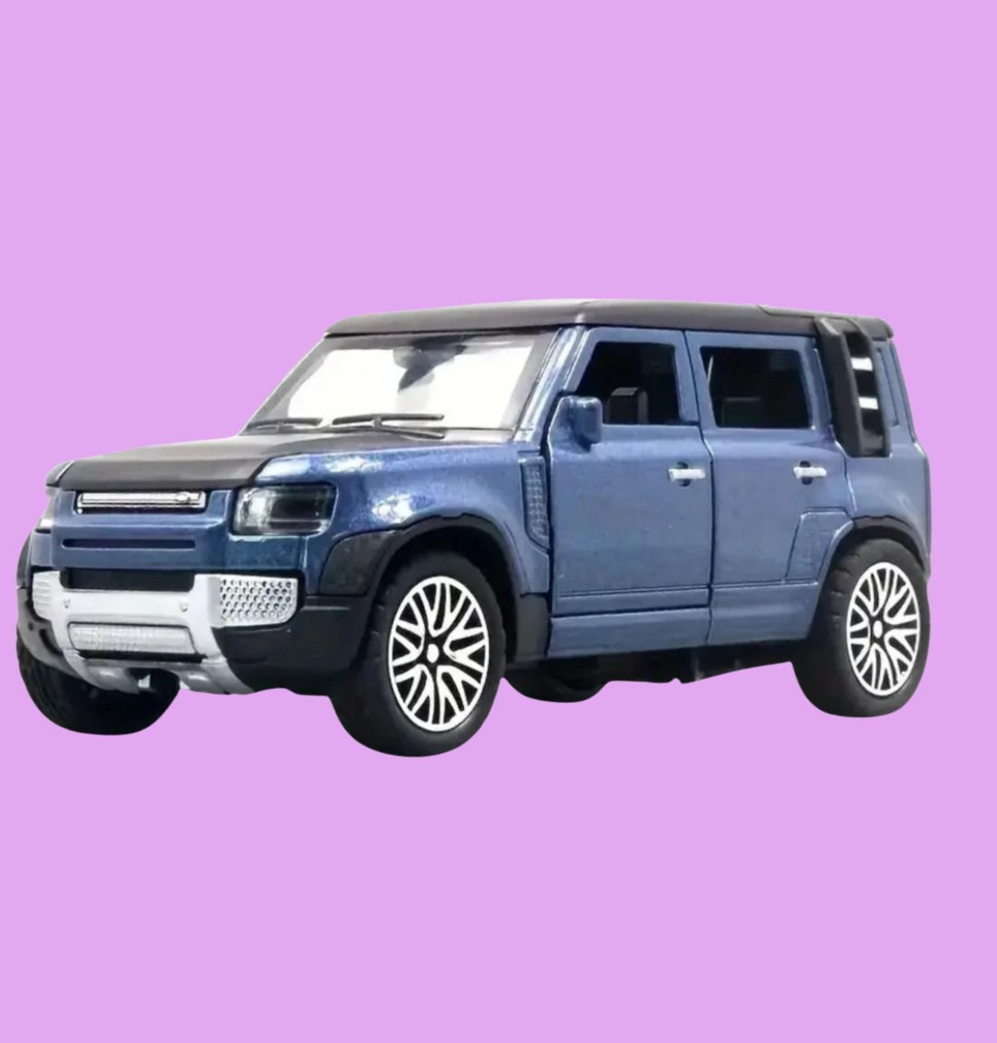 Land Rover Defender 1:36 Diecast Toy Car - Pull Back, Openable Doors Bonnet-image-45