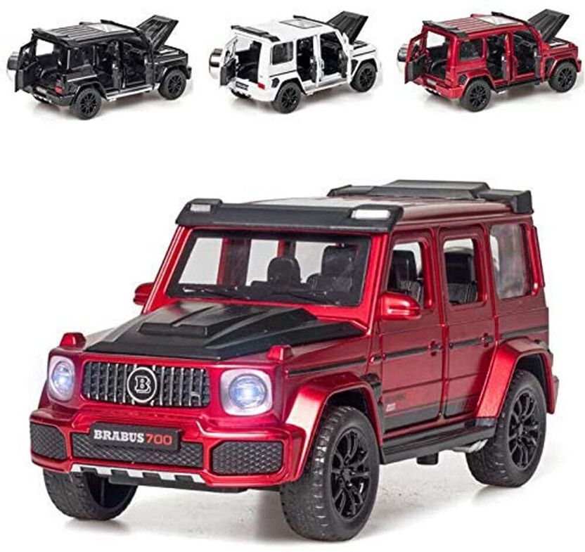 niyamat 1:32 Die Cast Luxury SUV Model Car with Light Sound Pull Back Opening Parts-picture-16