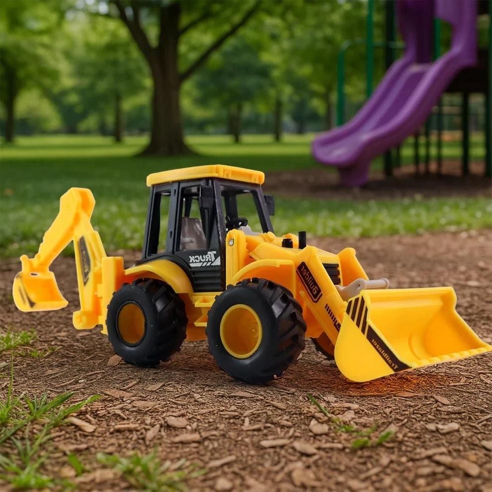 forsikha 2 in 1 JCB Bulldozer toy Construction Loader Truck Building Engineering Toys-picture-14