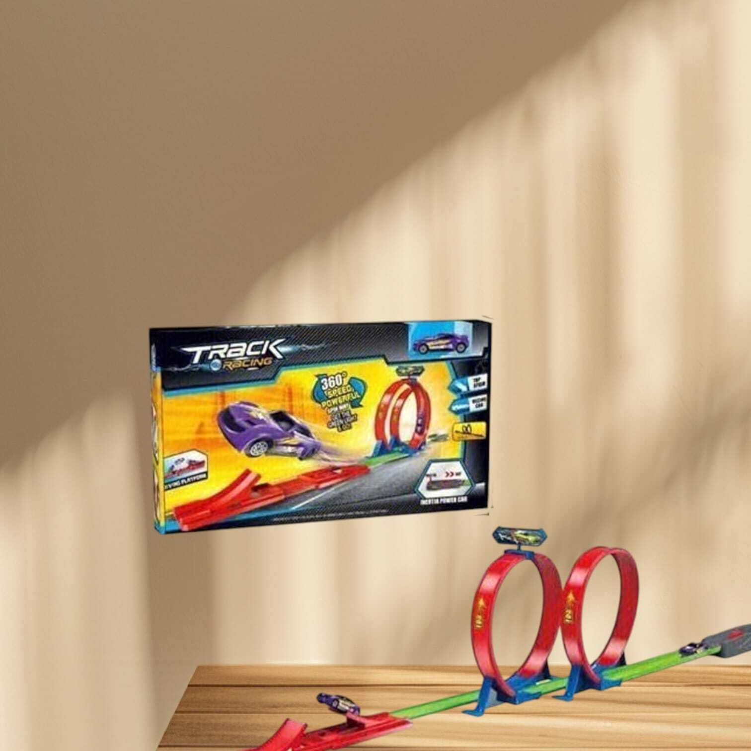 Loop Stunt Track with Powerd(IND*94603) Car Racing Track Toy Set-image-8
