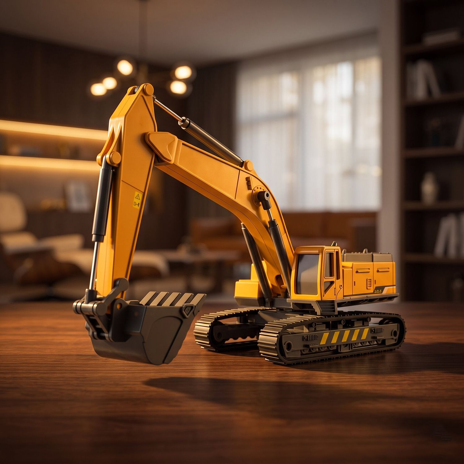 dezicon Crane Toy Truck Excavator Construction Bulldozer Model Toy for 3 Years-picture-17