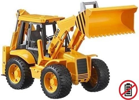 forsikha JCB Bulldozer Action Non-battery Operated Loader Unbreakable Pull Back Truck Toy-picture-10