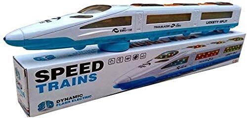 Speed Emu Train 360 Degree Rotating With Light And Music For Kids, Best Gift Toy
