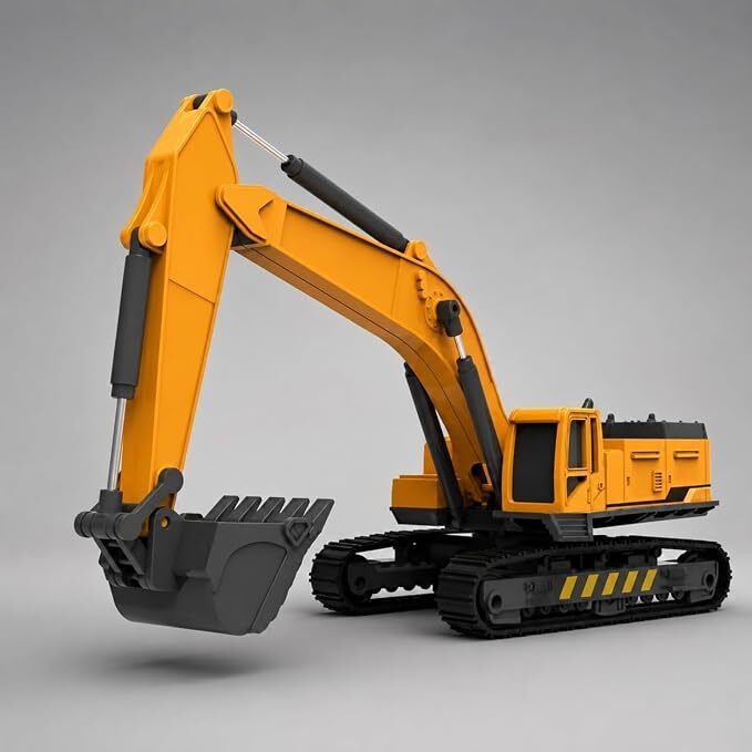 ruacollection Construction Excavator Toy for Kids | Friction Powered-picture-10