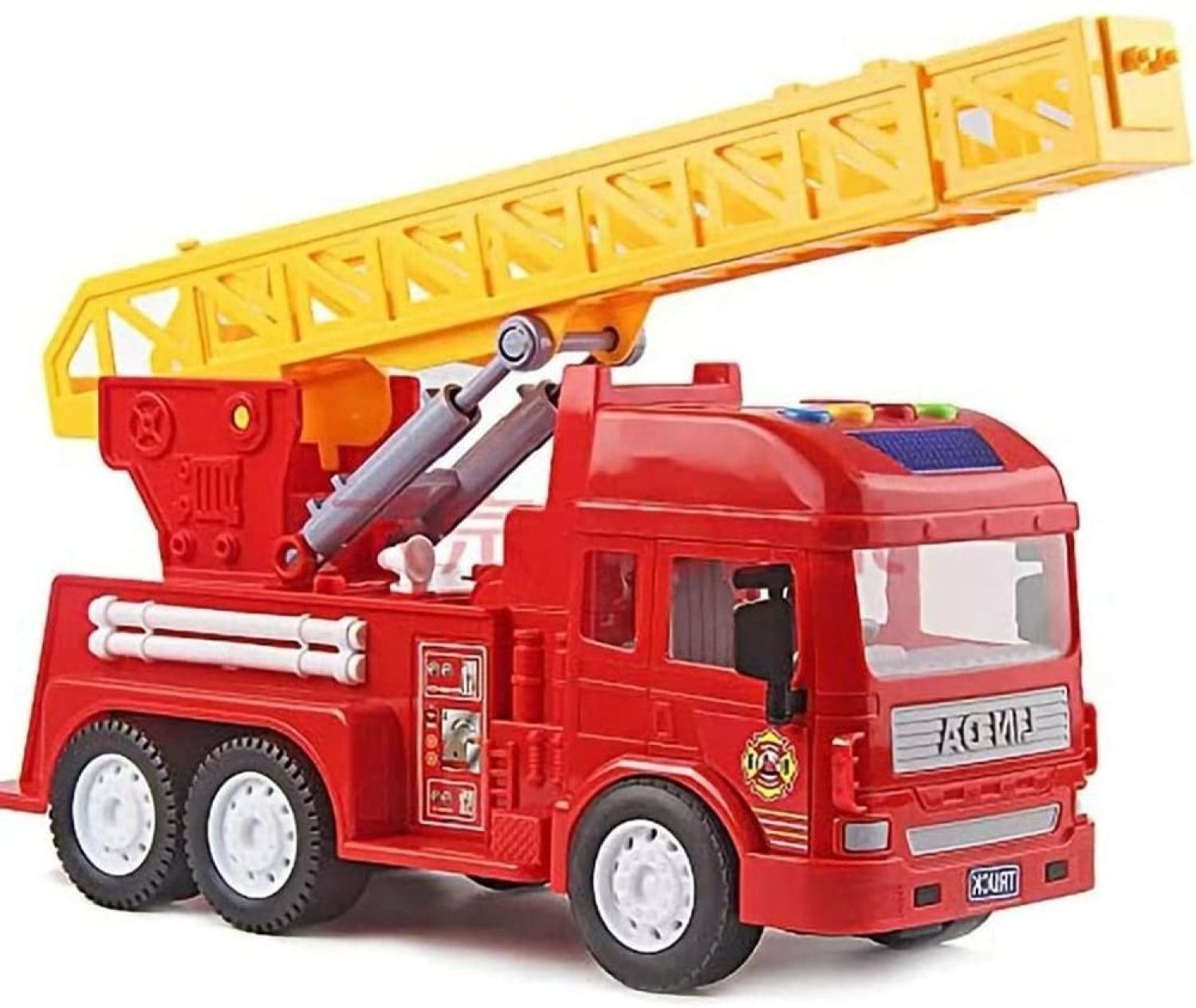 Fire Rescue Crane Truck Friction Powered Toy | RSHE538-image-32