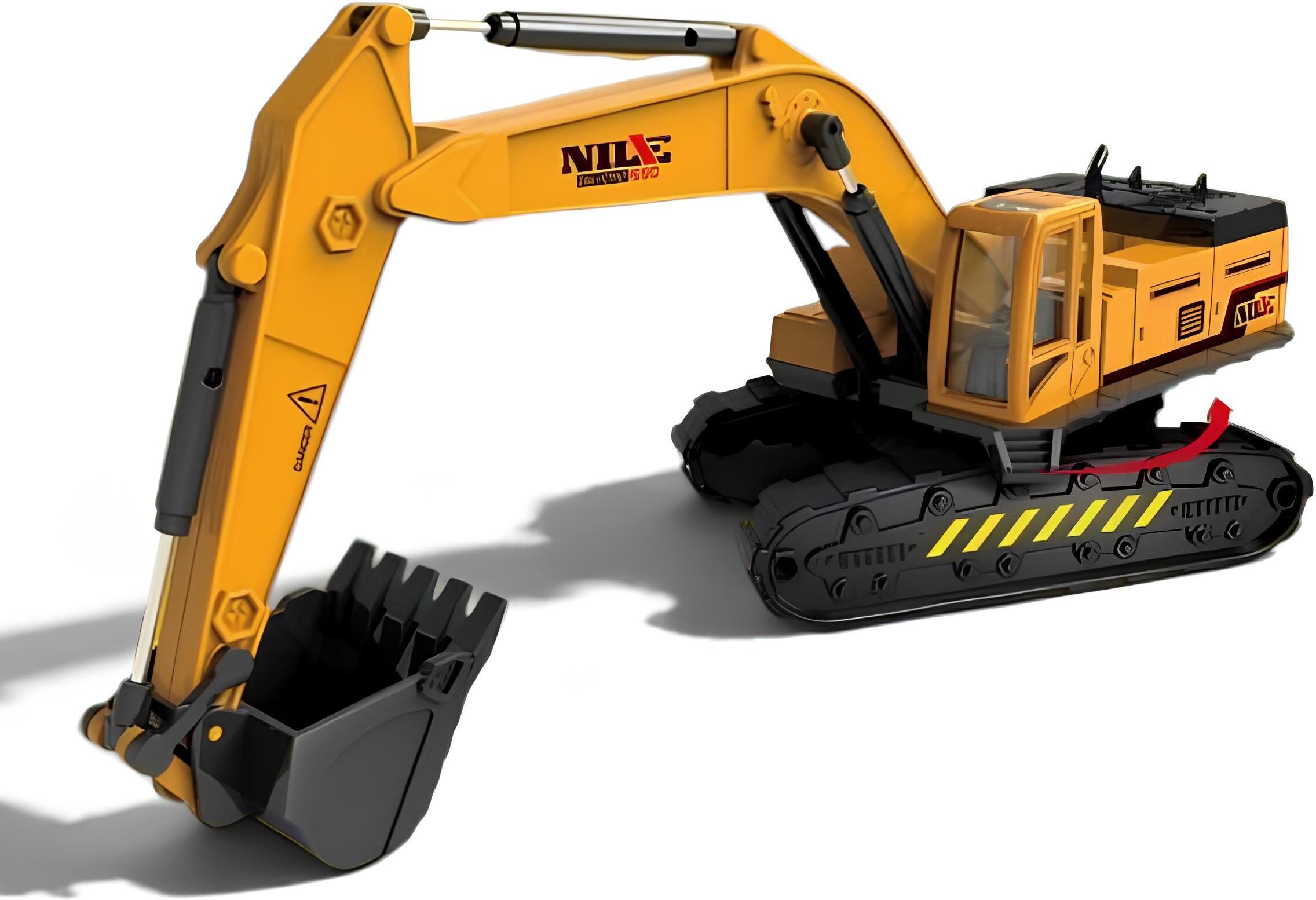 maa momai toys Realistic Excavator Toy for Kids with Moving Arm, Friction Powered Construction-picture-25