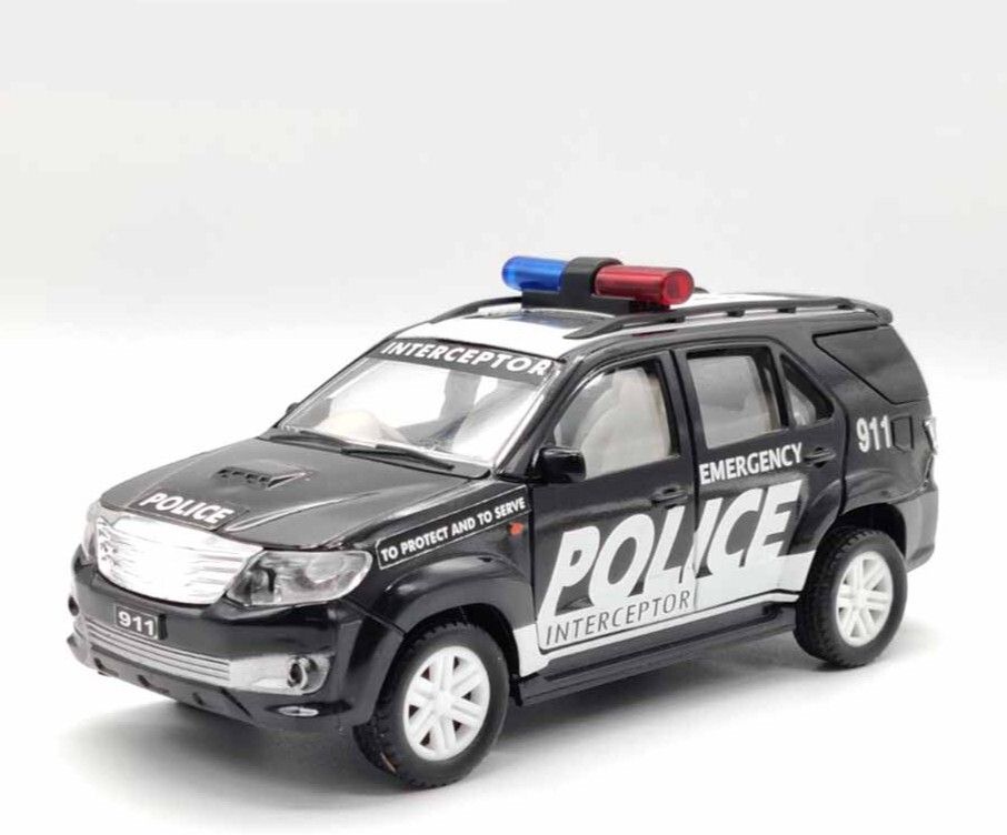 Fortuner Interceptor Police SUV Toy Car with Pull-Back Action | Detailed Feature-image-7