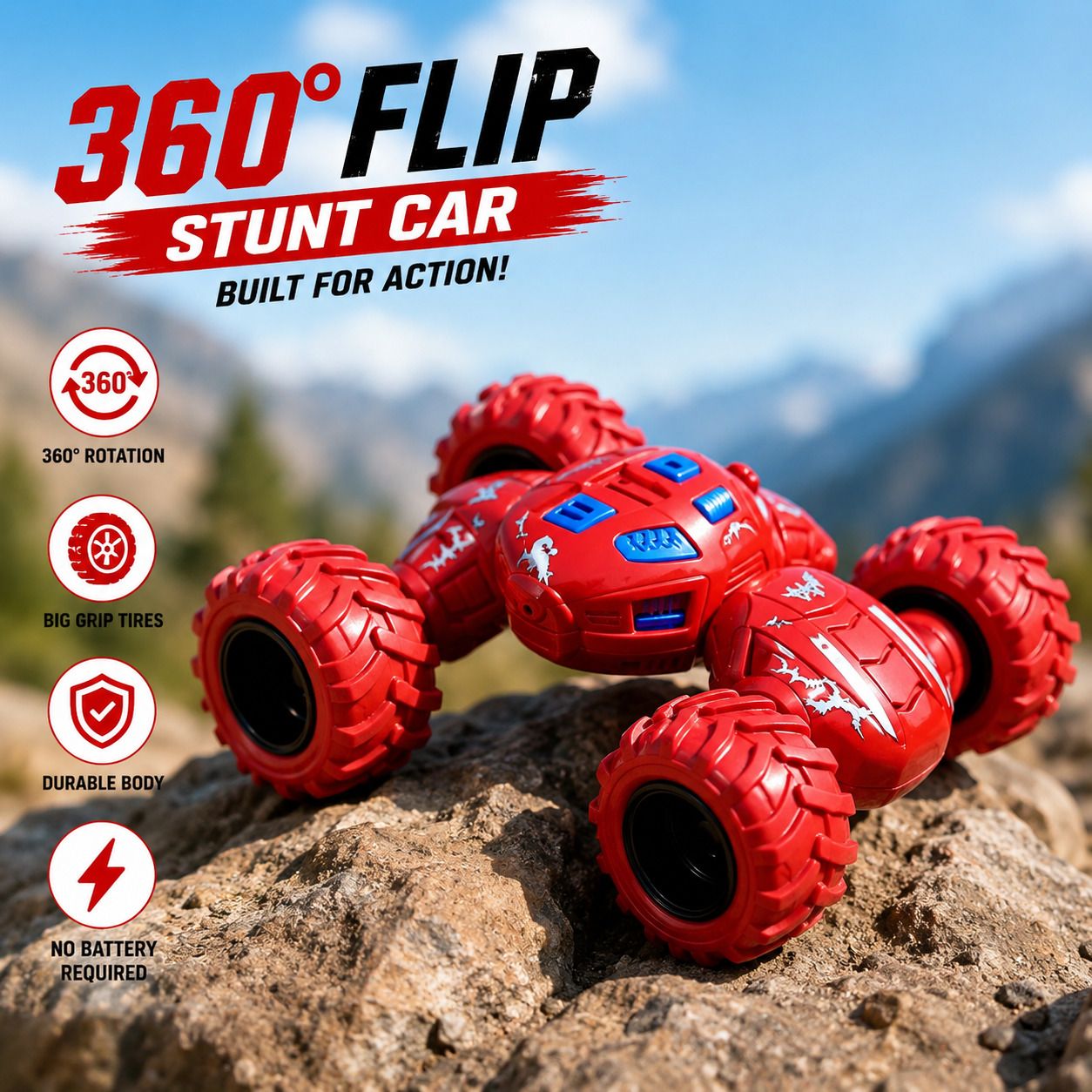 mivaan toys Turbo Twist Stunt flip car-picture-12