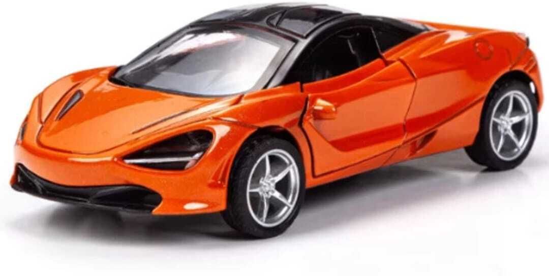 Sports Car Toy for Kids | High-Speed Pull-Back Metal Car | with Working Doors