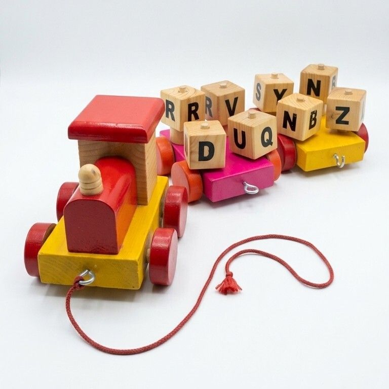rrr wooden toys Wooden Alphabet Train-picture-10