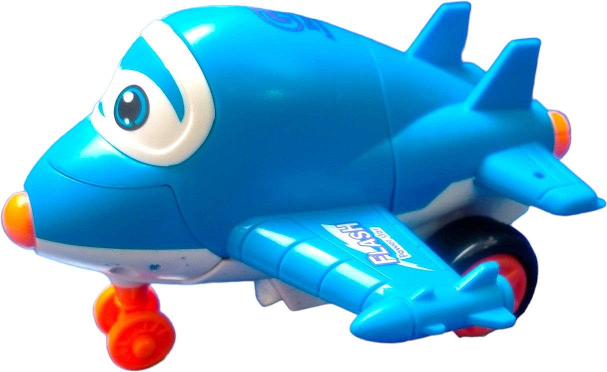 Transforming Cute Aeroplane Toys Figure 2 in 1 Flying Push n Go Toy