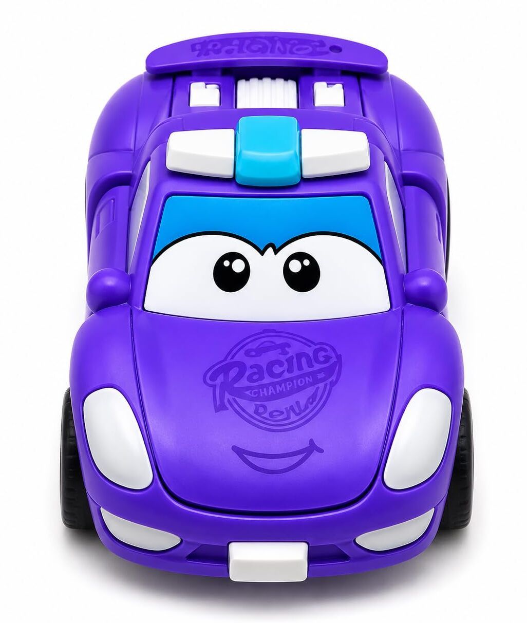 2-in-1 Transform Racing Car Robot Toy for Kids | Manual Push & Go Racing Car-image-38