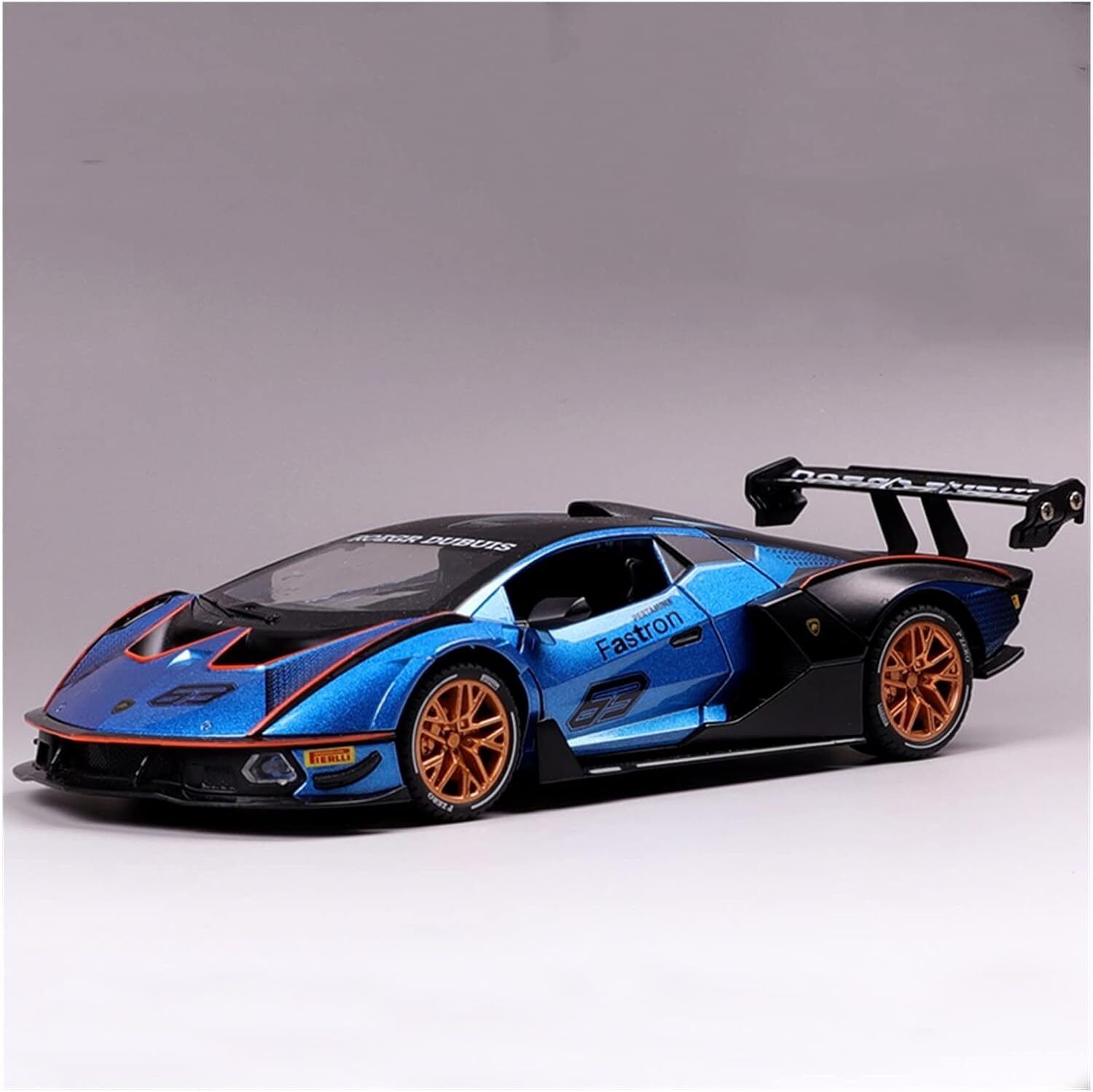 zhask Lambo SCV12 1:24 Diecast Scale Model Metal Pull Back Toy car-picture-28