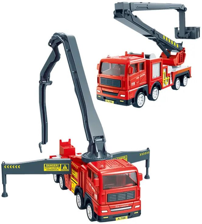 pack of 4 High Quality Inertial Model Rescue Car Toy Fire Truck Simulation-image-14