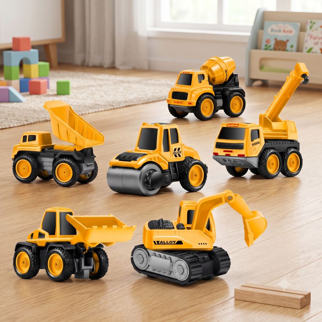 ukaxa Long Crane Rotate by 360 Degree Construction Bulldozer Toy | UX1J3-picture-49