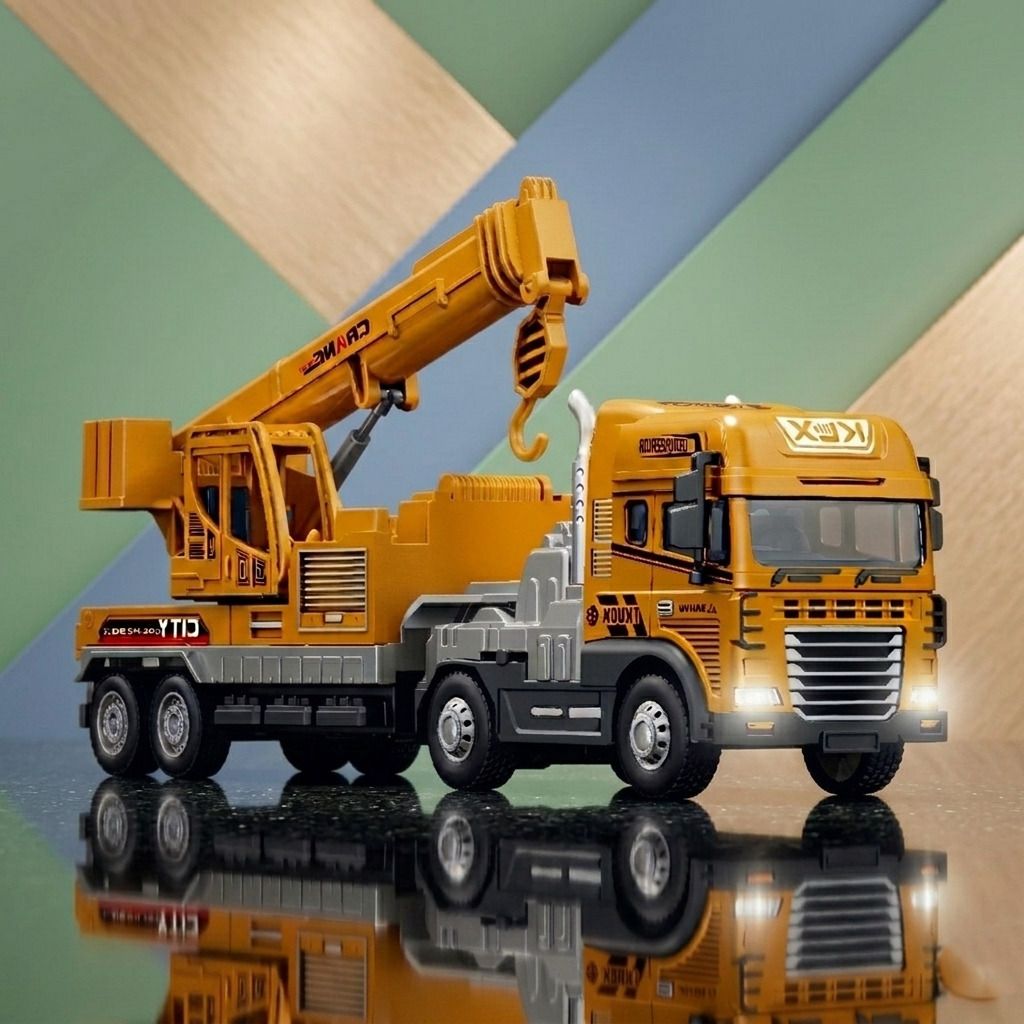 fraimingo Realistic Construction Crane Vehicle Toy For Kids with Light and Music-picture-12