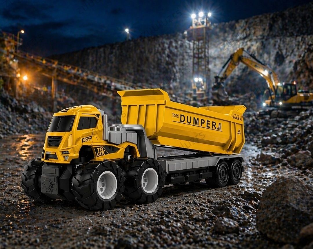 zuuluzrs A Dumper Truck Toy For Kids For Fun With Friction Power-picture-13